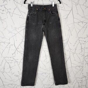 Wrangler 13MWZWK USA Made Faded Black Wash Cowboy Cut Jeans